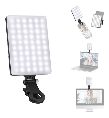 Luz Led Con Clip De Vídeo Para Macbook, iPad, Teléfono Móvil