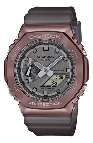 Reloj Casio G-shock Gm-2100mf-5acr Color De La Correa Gris