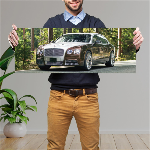 Cuadro 30x80cm Auto 2014 Bentley Flying Spur By 204