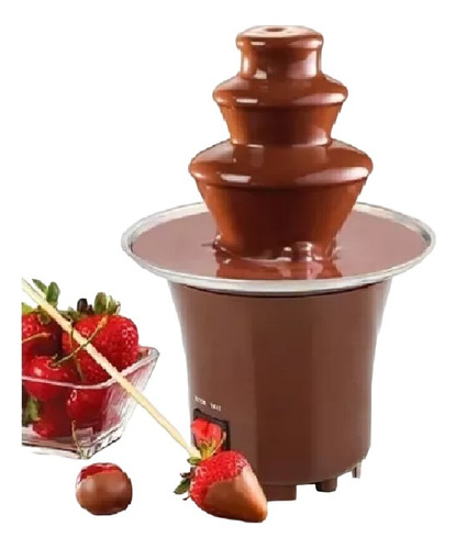 Mini Fuente De Chocolate De 3 Niveles Acero
