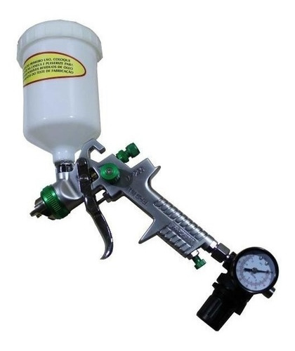 Imagem 2 de 5 de Pistola Mp-250 Gravidade Hvlp 2 Bicos 1,4mm E 1.7mm Wimpel