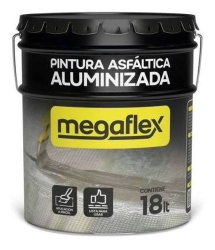 Megaflex Pintura Aluminizada 18lts Leer Descripción
