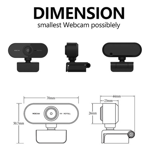 Webcam Usb Full Hd 1080p Built-in