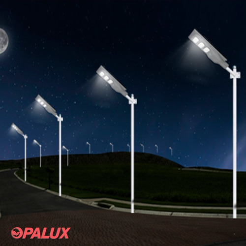 Imagen 5 de 8 de Lampara Reflector Led Solar 30w 60w 90w 200 300 400w Publico