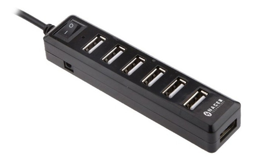 Concentrador Hub Usb Ceb 7 Puertos Ceb Negro -0120