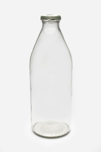 Imagen 1 de 1 de Botella Boca Ancha 1000 Cc Con Tapa Metálica Pack 10 Unidad