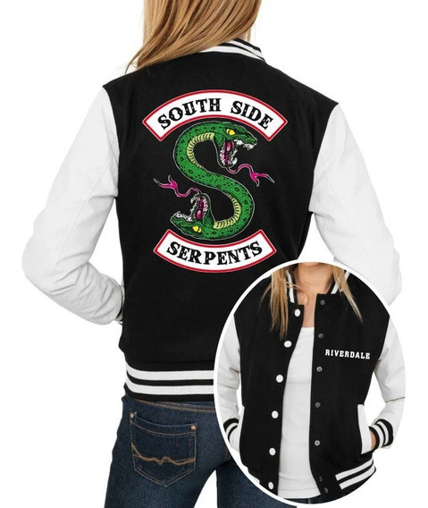 jaqueta de couro south side serpents