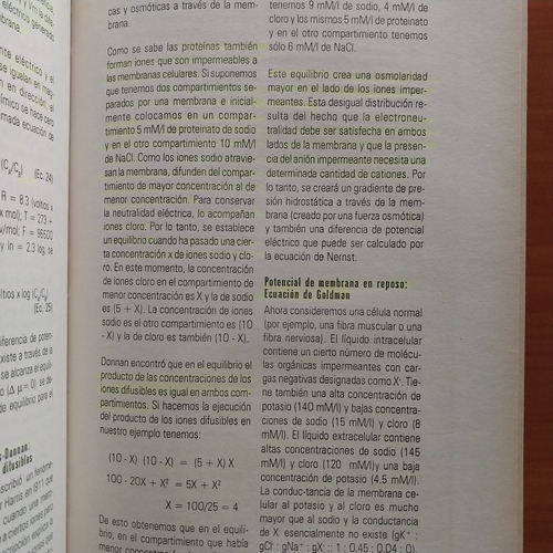 Libro Elementos De Fisiología Humana Vol. 1 Medicina (Usado)