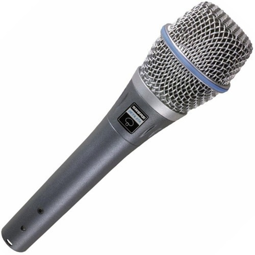 Microfone Shure BETA 87A cor prateado