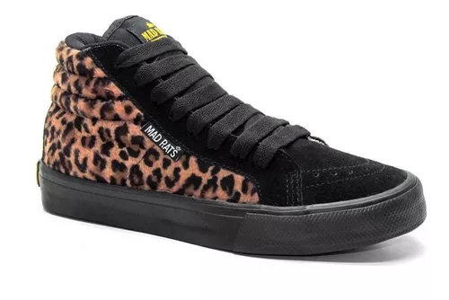 Tênis Hi Top Mad Rats Cano Alto Preto