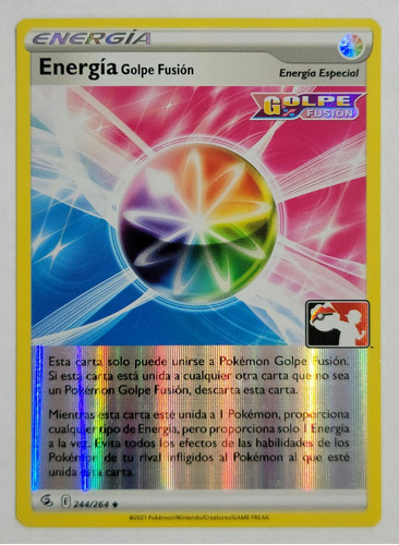 Pokemon Fusion Strike Energy - 244/264 - Holo Uncommon Prize