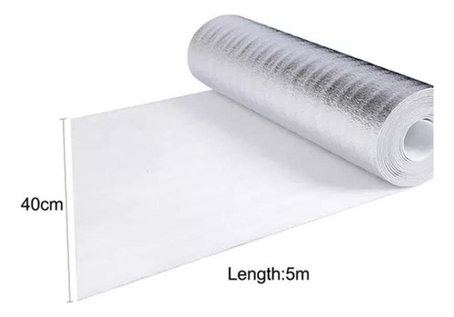 Aislamiento Térmico De 50 Cm X 5 M, Forrado En Rollo Por Amb