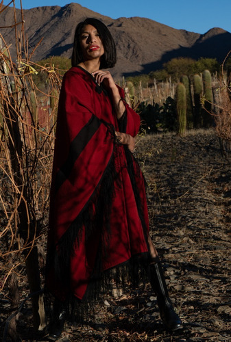 Poncho Salteño 100% Fibra Ovina