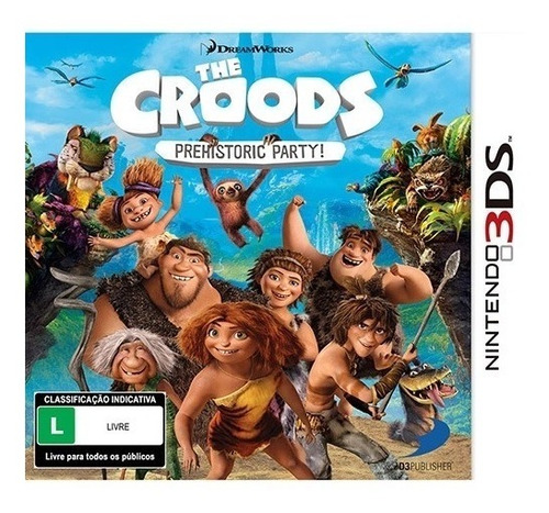 3ds The Croods Novo Lacrado