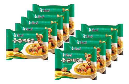 Ramen Master Kong Sabor Pollo Y Hongo Sopa Instantanea 10pz