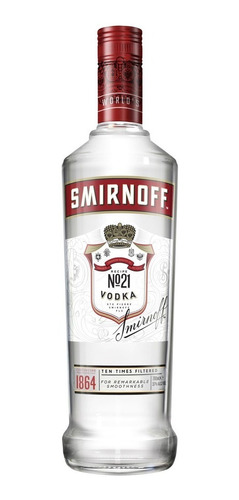Imagen 1 de 4 de Vodka Smirnoff Original Premium Clasico 700ml Trago X1 Unid.