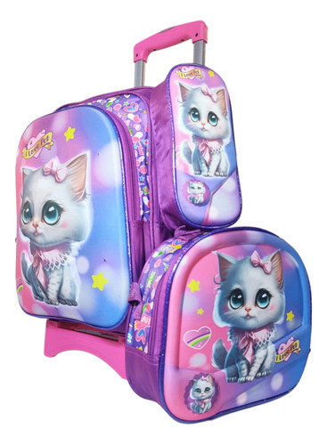 Mochila Lonchera Y Lapicera Primaria Con Llantas O Ruedas (Reacondicionado)