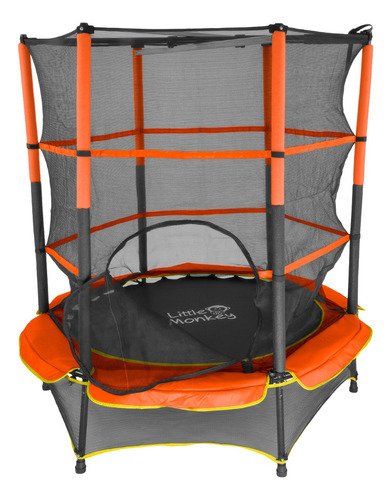 Trampolin Brincolin Tumbling Niños Infantil Red Seguridad Color De La Lona De Salto Negro