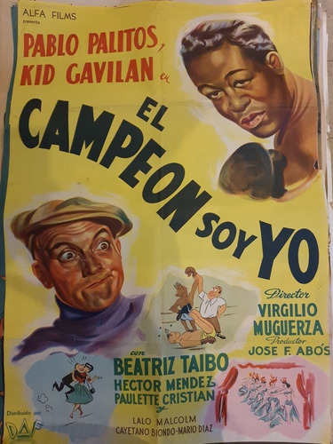 1 Afiche De Cine Antiguo-el Campeon Soy Yo-482