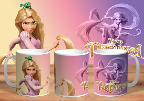 Taza Personalizada Rapunzel Irrompible