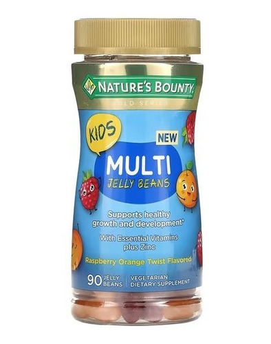 Natures Bounty | Kids Multi Jelly Beans I 90 Gomitas I Usa