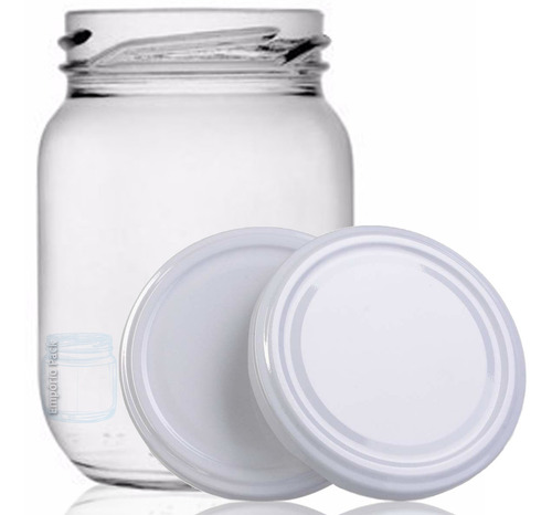 Imagem 2 de 6 de 12 Potes De Vidro Conserva 267ml Com Tampa E Lacre