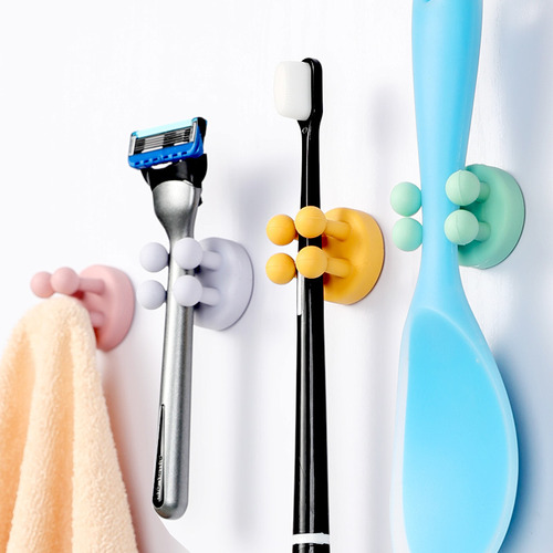 Gancho De Silicona Sin Perforaciones Para Soporte De Maquini