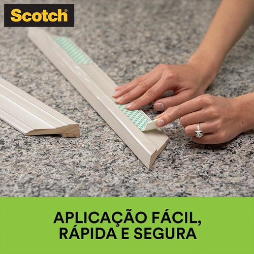 Fita Dupla Face Fixa Forte Espuma 3m 12mm X 1.5m