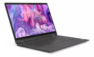 Laptop Lenovo IdeaPad Flex 5i grafite táctil 14", Intel Core i5 1035G1 8GB de RAM 256GB SSD, Intel UHD Graphics 1920x1080px Windows 10 Home