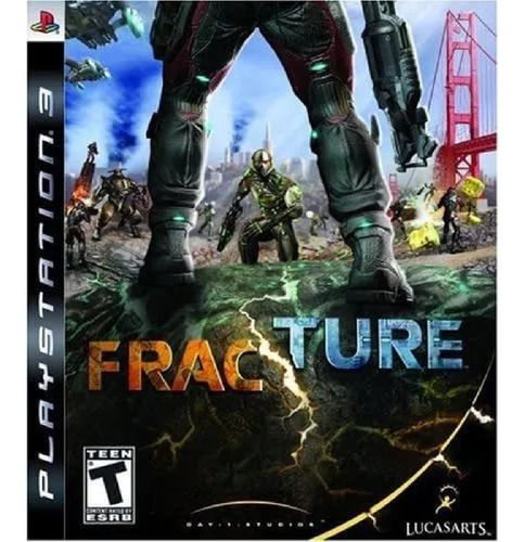 Jogo Fracture Ps3 Midia Fisica Playstation  Lucas Arts