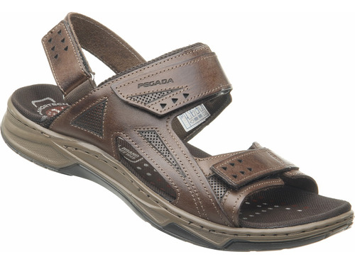 Sandalias Hombres Cuero Pegada 132207-02 Luminares