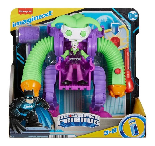 Imaginext Batman - Robô De Batalha Coringa Hgx80 - Original