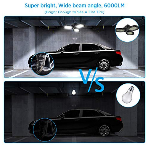 Soobest Garage Lights 60w Led Lighting Beyond Bright 6000lm