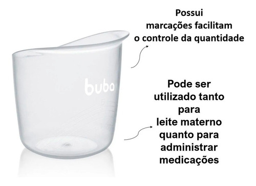 Copo Alimentador Graduado 35ml Com 3 Unidades 15658 - Buba