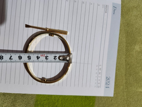 Pulsera Cartier Love Amor Nueva Varias Medidas Grabado Inter Amarillo 40.64 Cm 40.64 Cm (Usado)