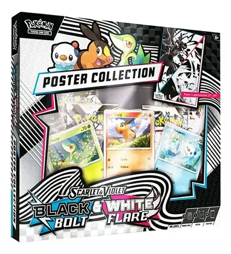 Pokémon Poster Collection Black Bolt & White Flare- Inglês Black Bolt And White...