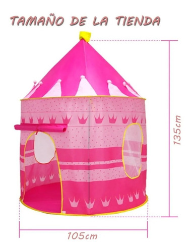 Tienda Del Castillo,carpa Plegable Plegable Para Juegos,rosa