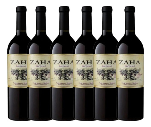 Vino Tinto Zaha Cabernet Franc Caja X6 U Colo Sejanovich