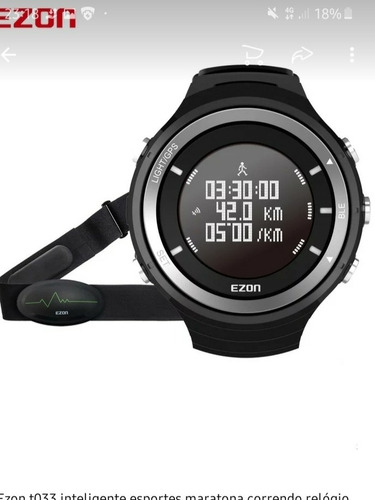 Relógio De Corrida Ezon T033, Com Gps,barômetro, Altimetria.
