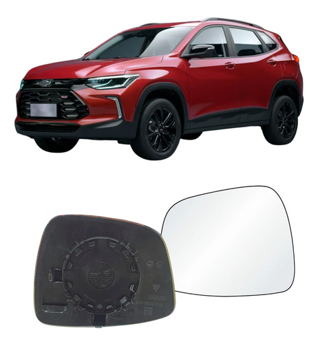 Lente Espelho Retrovisor Com Base Chevrolet Tracker