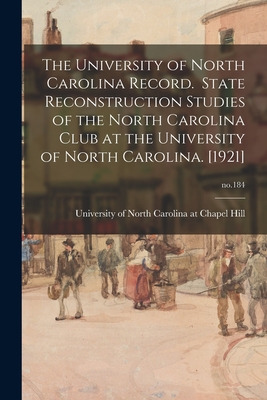 Libro The University Of North Carolina Record. State Reco...