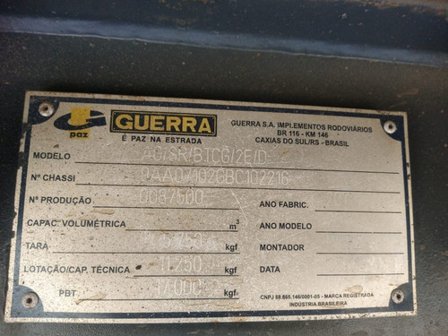 Imagem 11 de 13 de Carreta Bitren Graneleiro Guerra 2011