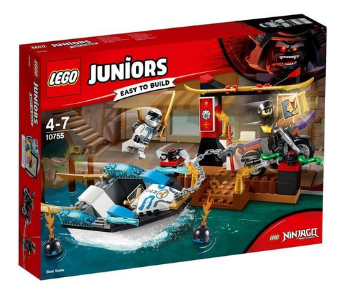 Lego  Ninjago Persecución En Bote Del Ninja Zane Set  10755