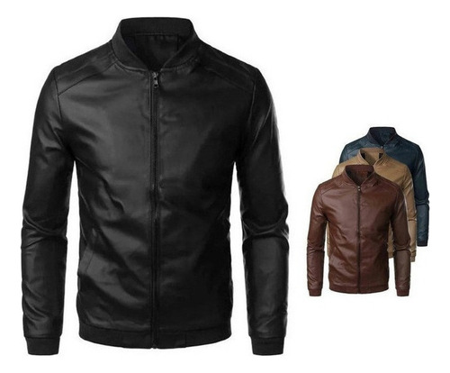 Chaqueta Hombre Piel Primavera Otoño