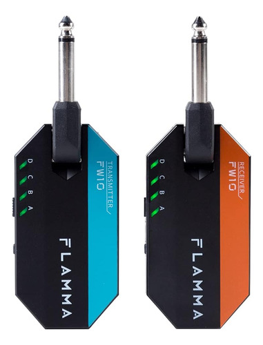 Flamma Fw10 Sistema De Guitarra Inalámbrico Digital 2,4 Ghz 