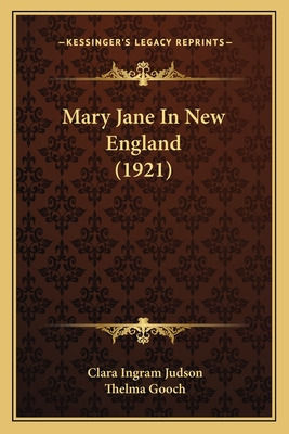 Libro Mary Jane In New England (1921) - Judson, Clara Ing...