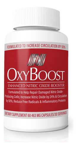 Oxyboost - Suplemento De Oxido Nitrico (1 Botella - 30 Porci