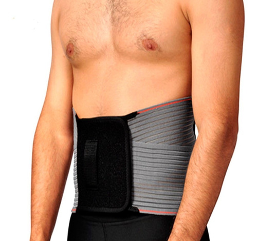 Imagen 2 de 5 de Faja Lumbar Body Care Sacro Ballenada 24cm Bc1356