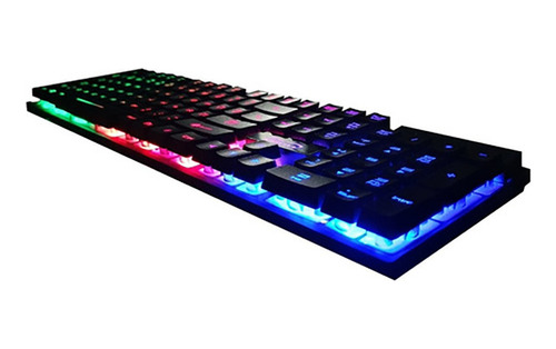 Kit Combo Gamer Teclado Memb + Mouse 6bot Backlight Njoytech