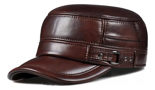 Gorro Invierno Hombre Orejas Masculinas Cuero Genuino